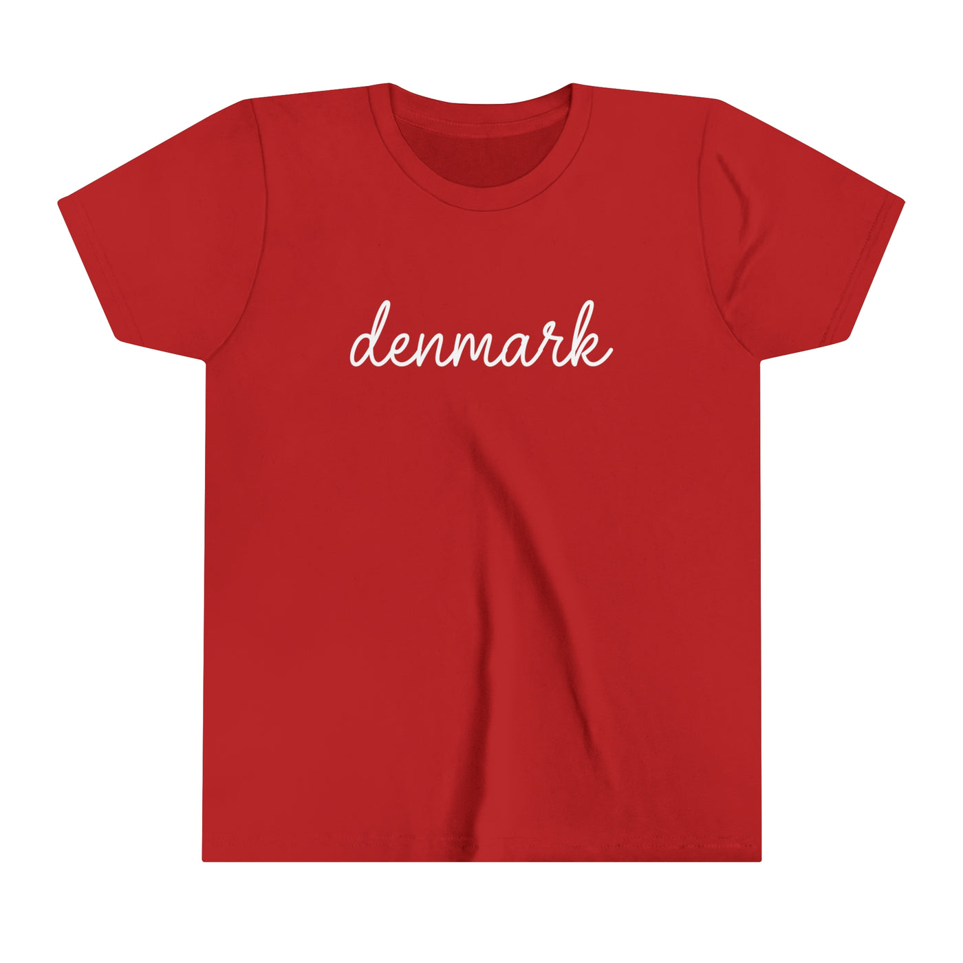 Denmark Script Kids T-Shirt