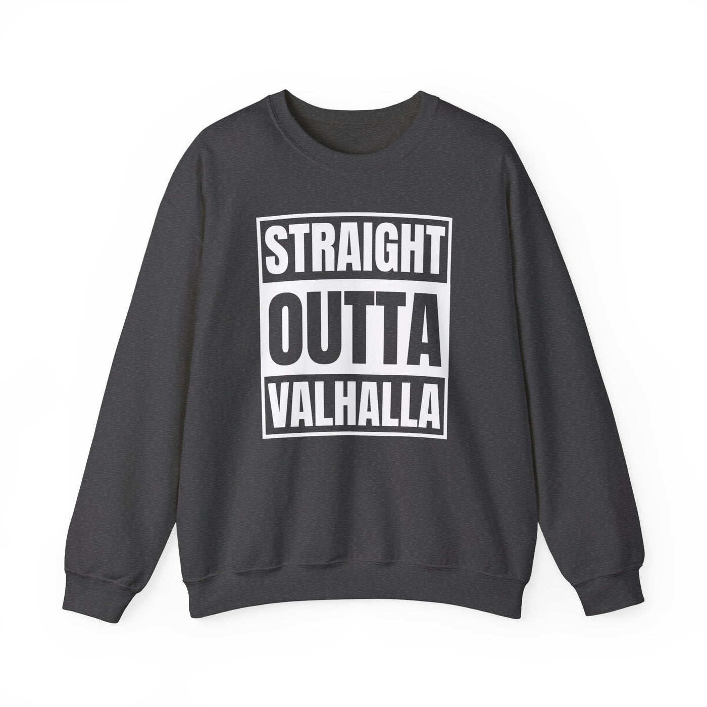 Straight Outta Valhalla Sweatshirt - Scandinavian Design Studio