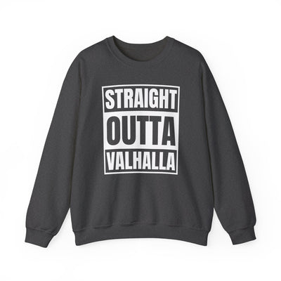 Straight Outta Valhalla Sweatshirt - Scandinavian Design Studio
