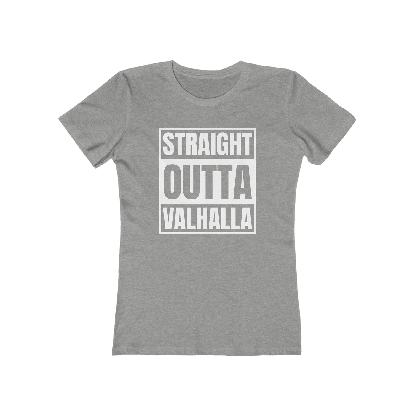 Straight Out Of Valhalla Women's Fit T-Shirt - Scandinavian Design Studio