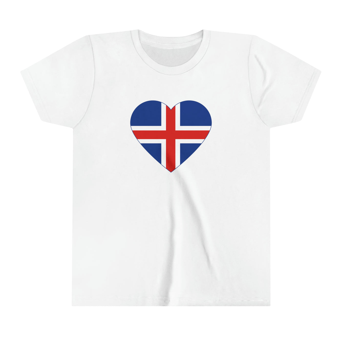 Icelandic Flag Heart Kids T-Shirt
