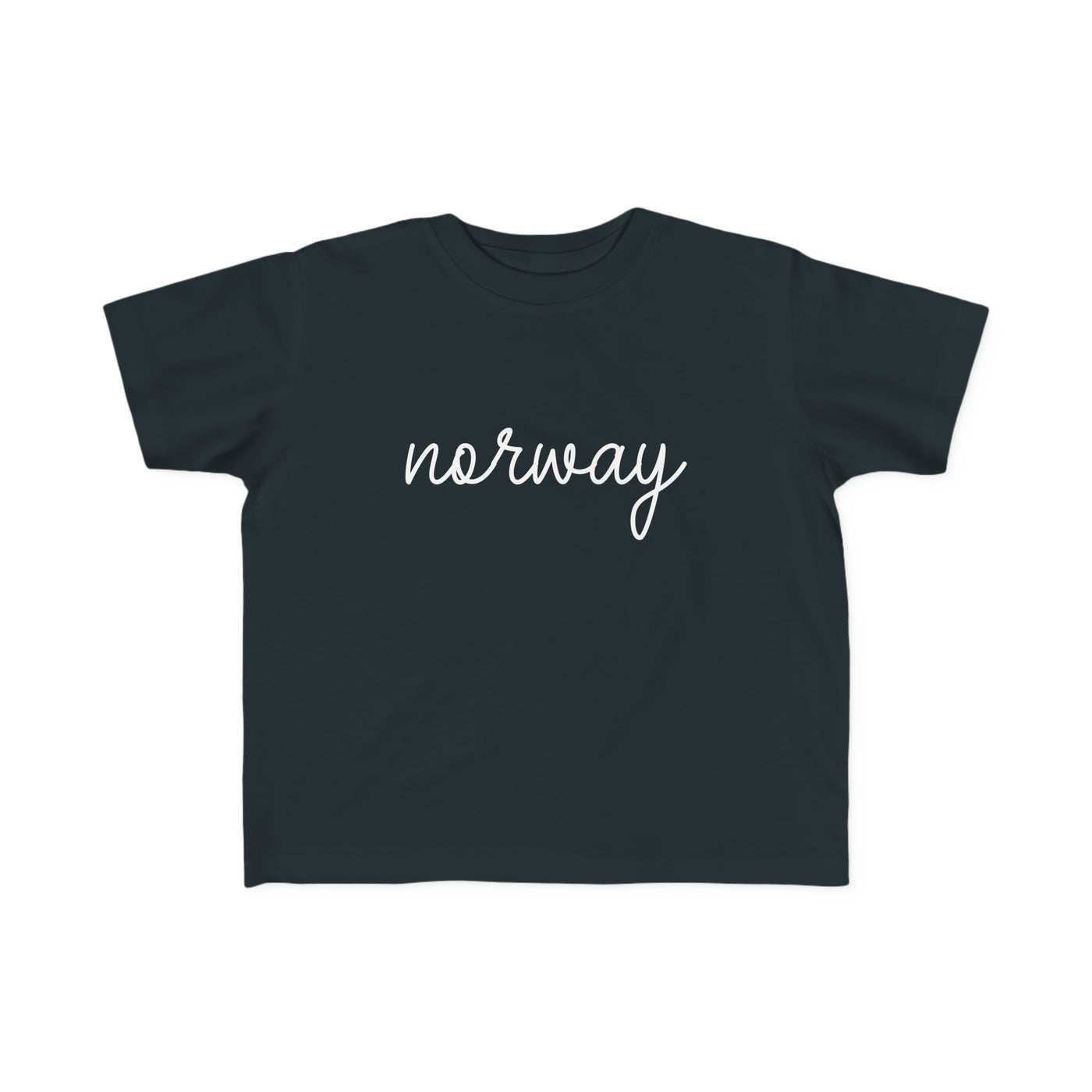 Norway Script Toddler Tee
