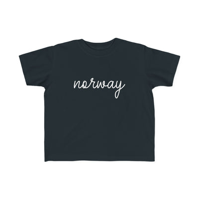 Norway Script Toddler Tee