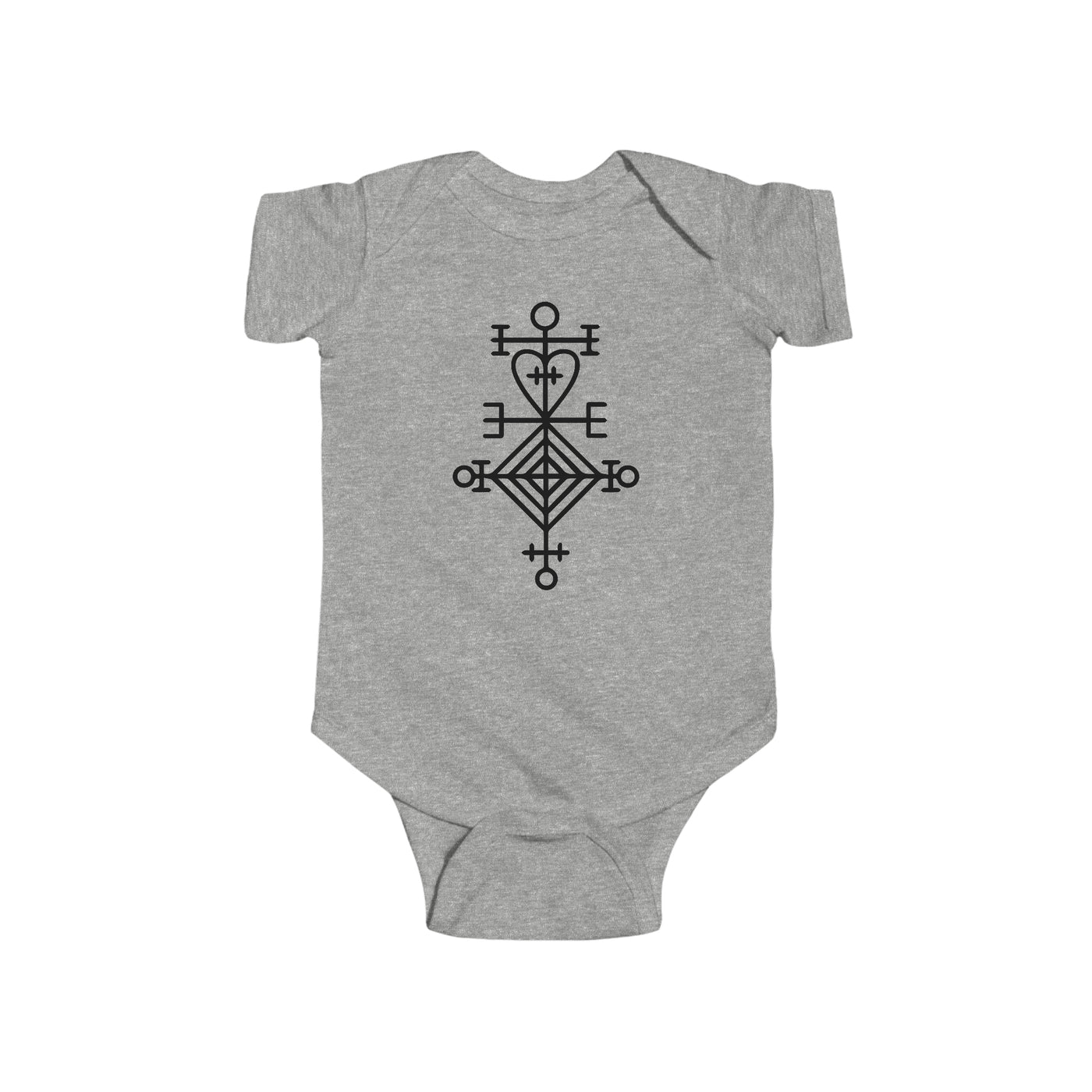 Ástarstafur Icelandic Love Stave Baby Bodysuit