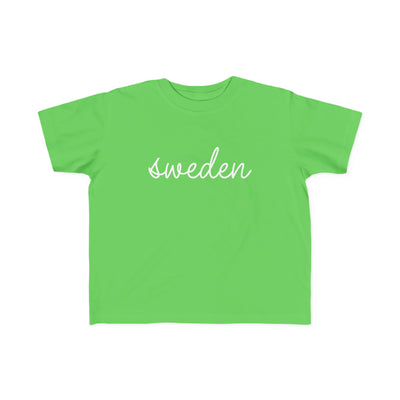 Sweden Script Toddler Tee