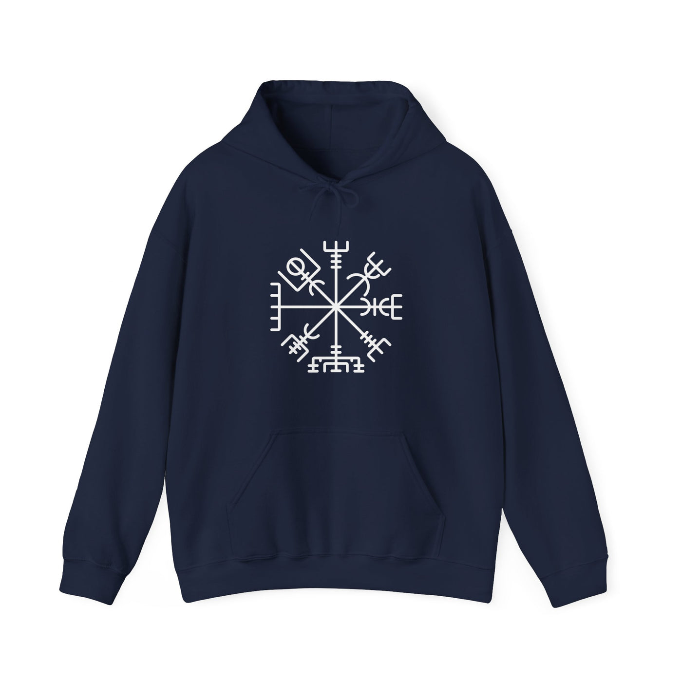 Vegvisir Viking Compass Hooded Sweatshirt - Scandinavian Design Studio