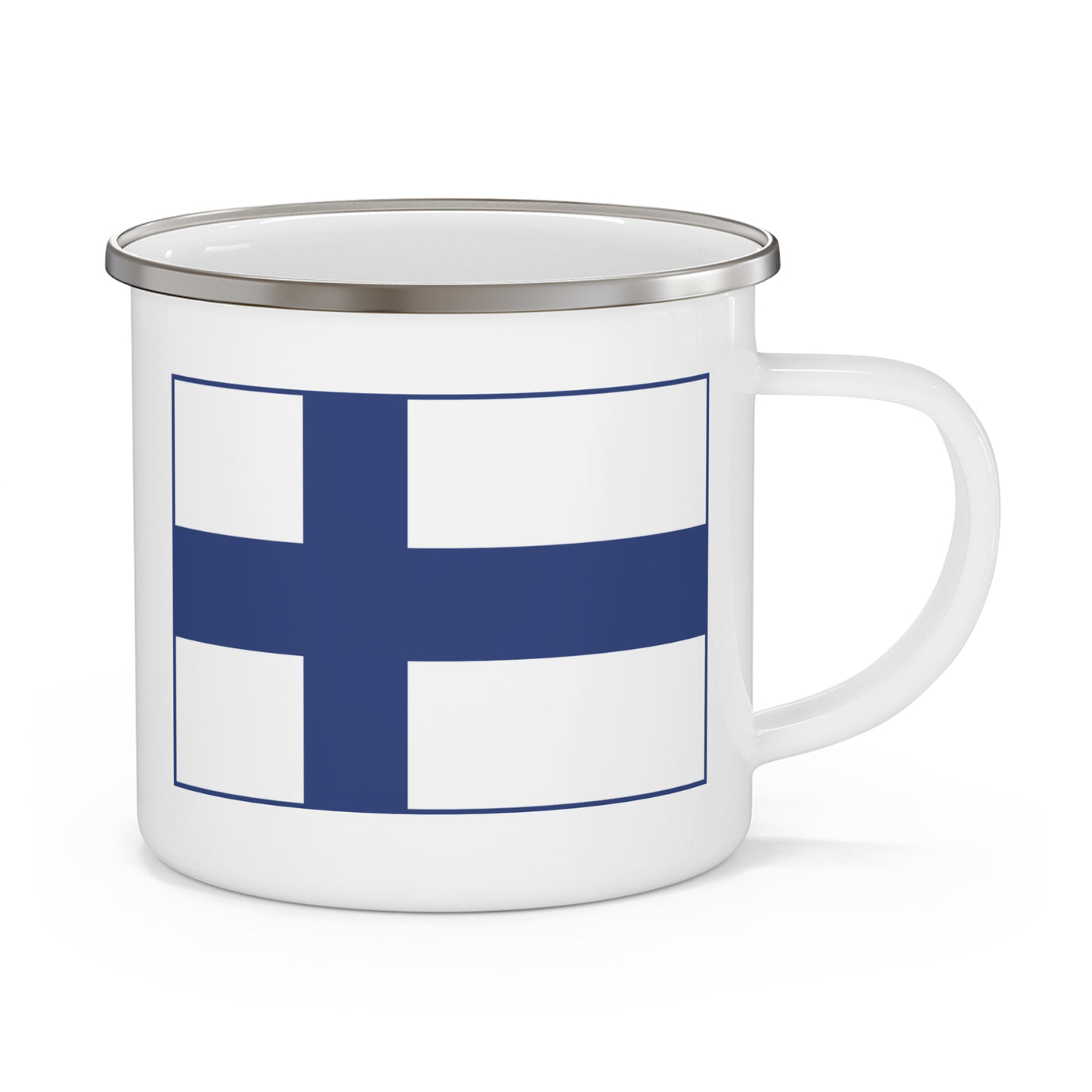 Finnish Flag Camping Mug