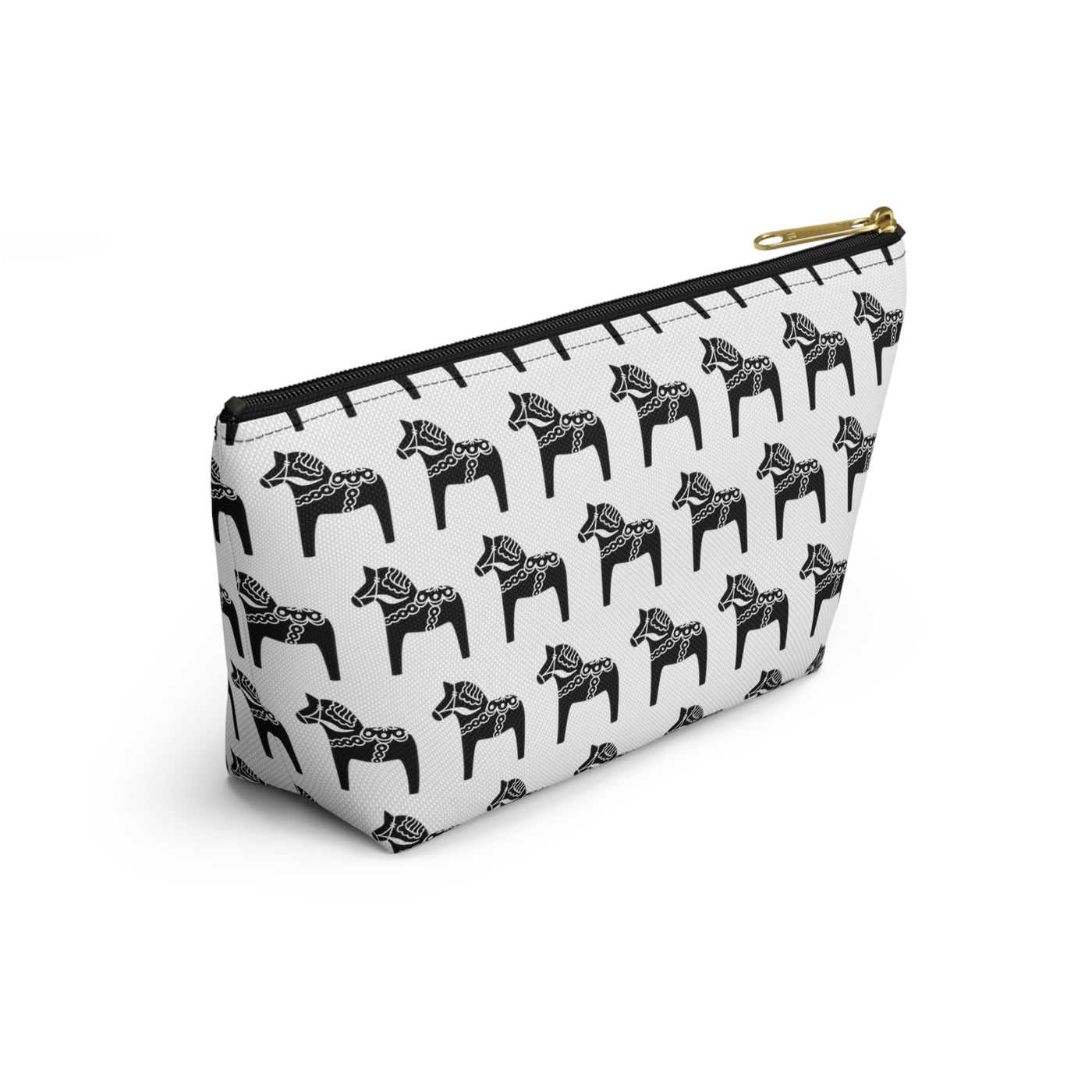 Dala Horse Print Makeup Bag