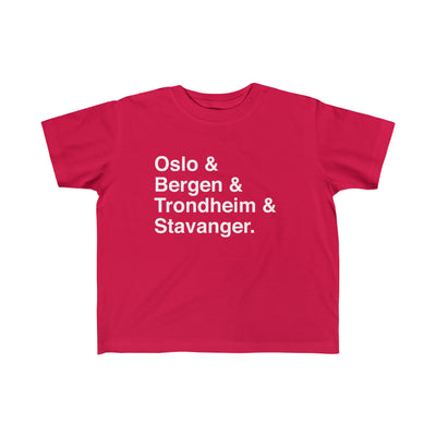 Cities Of Norway Toddler Tee