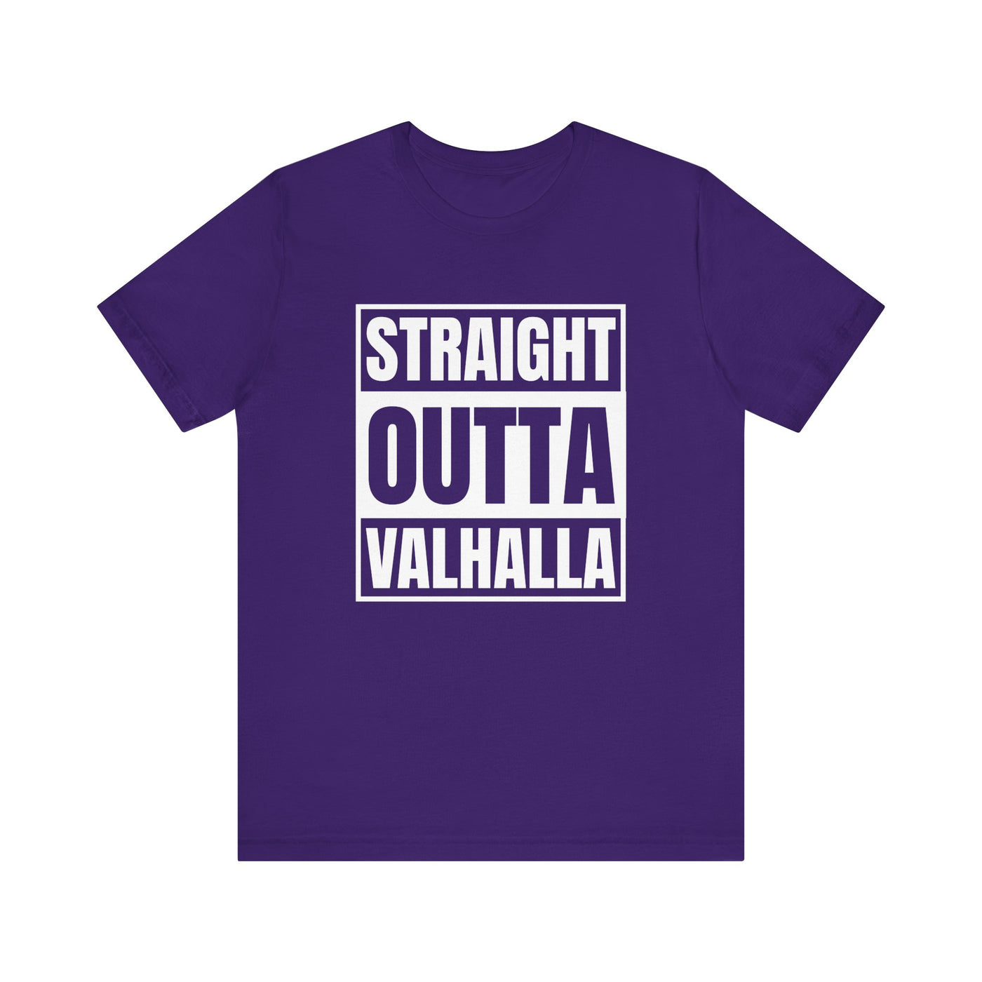 Straight Outta Valhalla Unisex T-Shirt - Scandinavian Design Studio
