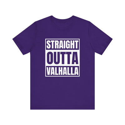 Straight Outta Valhalla Unisex T-Shirt - Scandinavian Design Studio