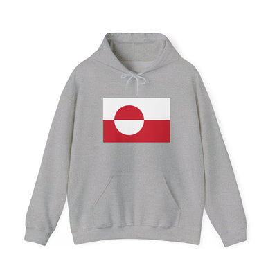 Greenlandic Flag Hooded Sweatshirt