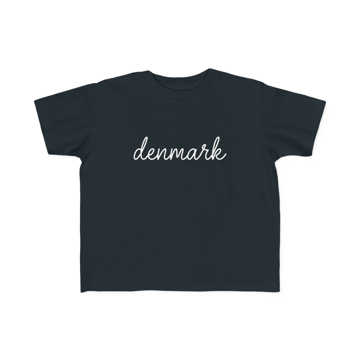 Denmark Script Toddler Tee