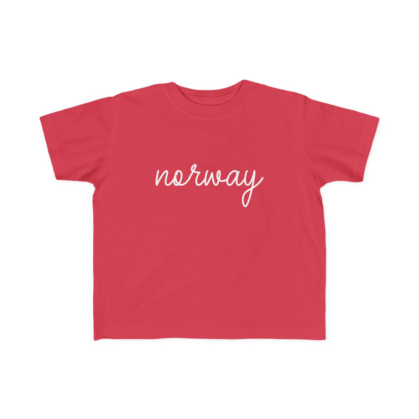 Norway Script Toddler Tee