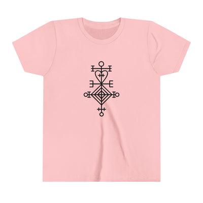 Ástarstafur Icelandic Love Stave Kids T-Shirt