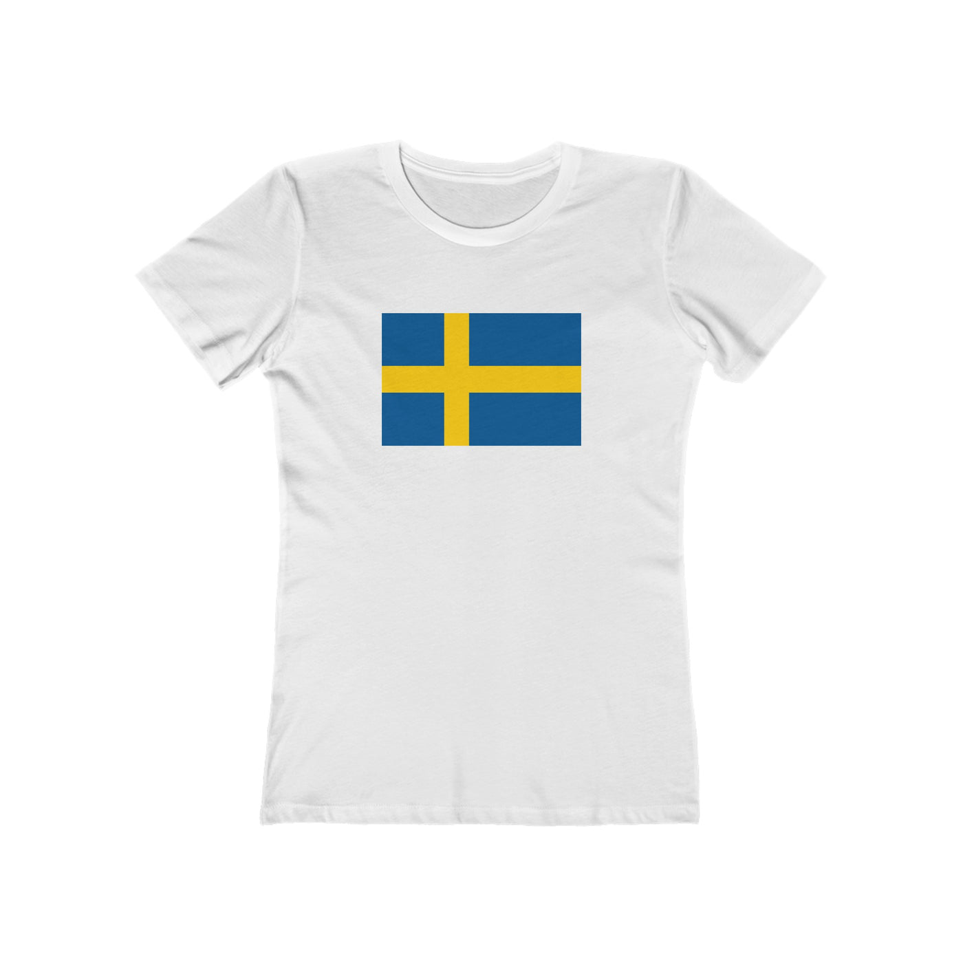 Swedish Flag Women's Fit T-Shirt - Scandinavian Design Studio