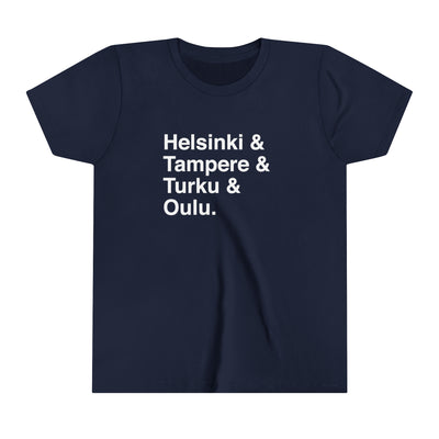Cities Of Finland Kids T-Shirt