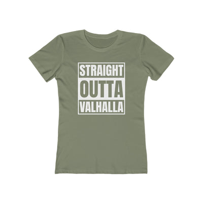 Straight Out Of Valhalla Women's Fit T-Shirt - Scandinavian Design Studio