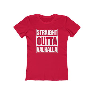 Straight Out Of Valhalla Women's Fit T-Shirt - Scandinavian Design Studio