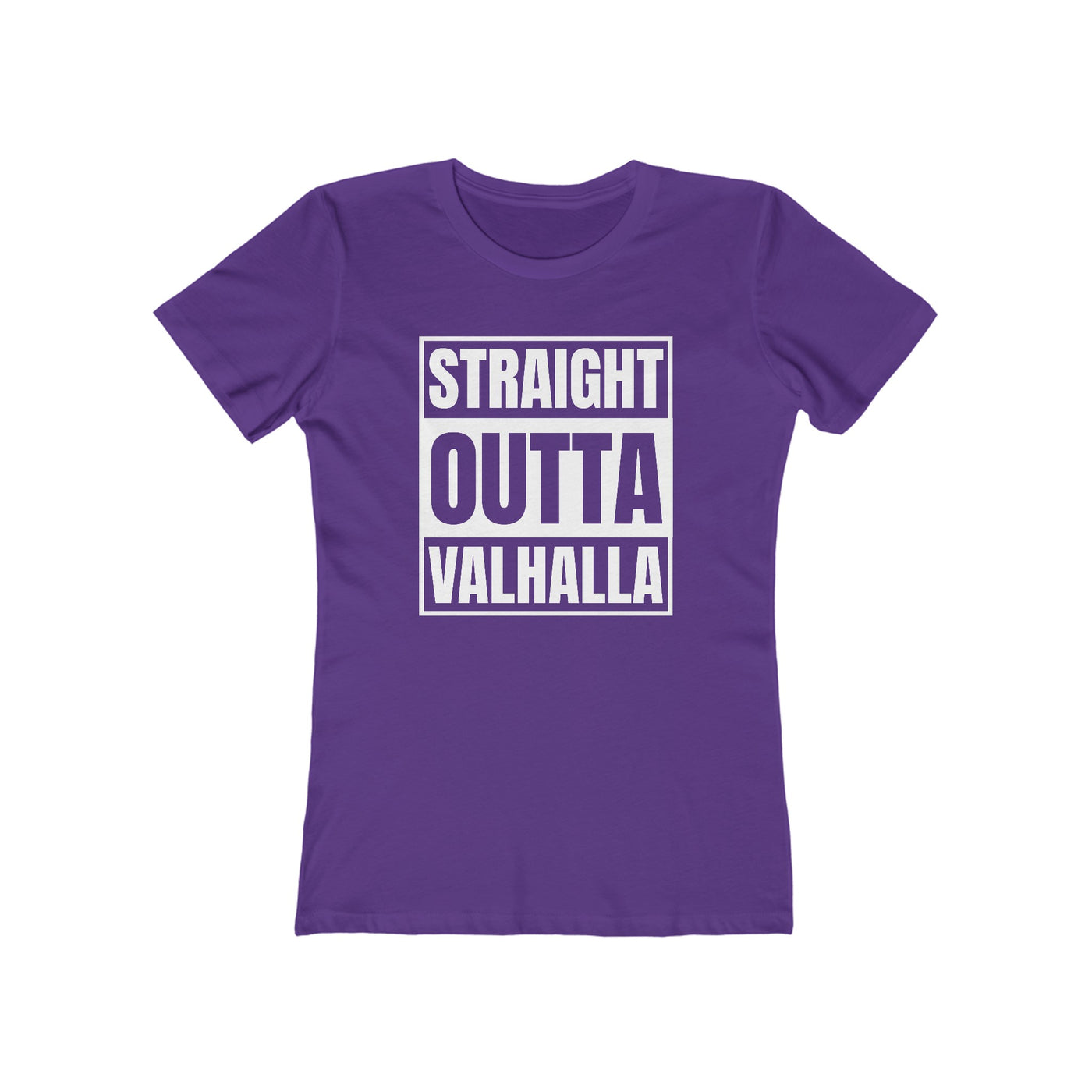 Straight Out Of Valhalla Women's Fit T-Shirt - Scandinavian Design Studio
