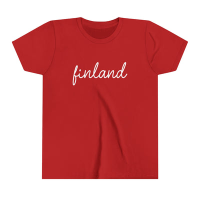 Finland Script Kids T-Shirt