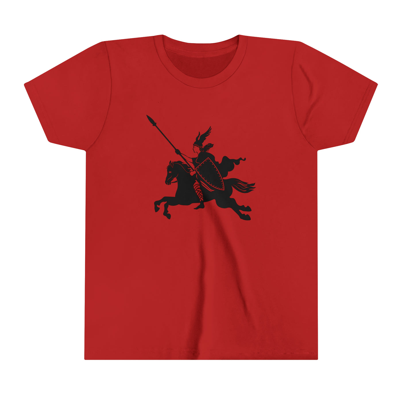 Valkyrie And Horse Kids T-Shirt