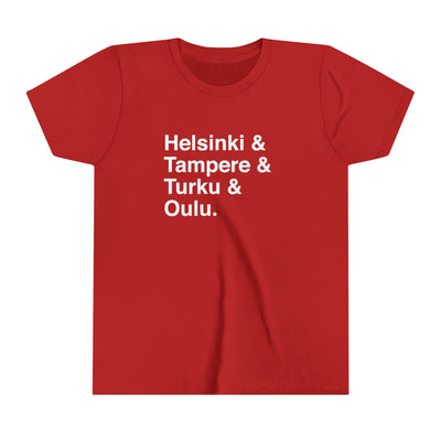 Cities Of Finland Kids T-Shirt