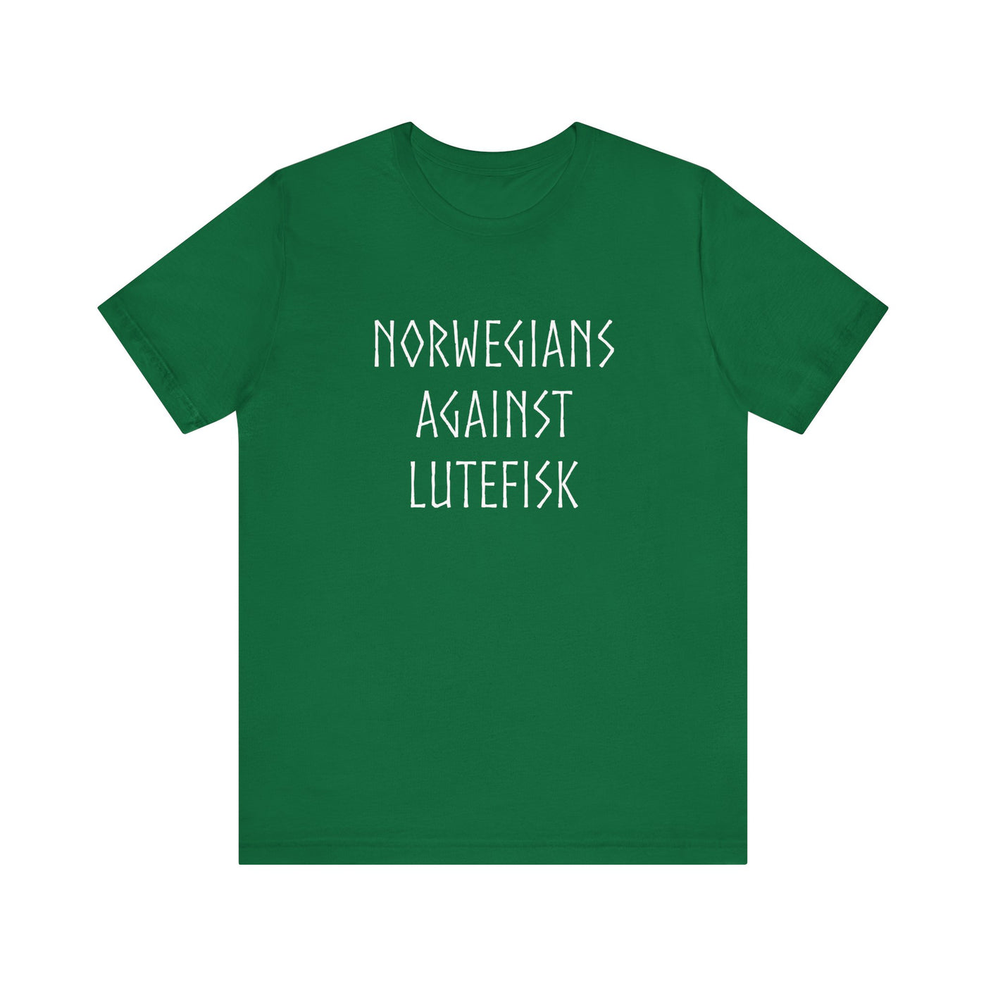 Norwegians Against Lutefisk T-Shirt - Scandinavian Design Studio