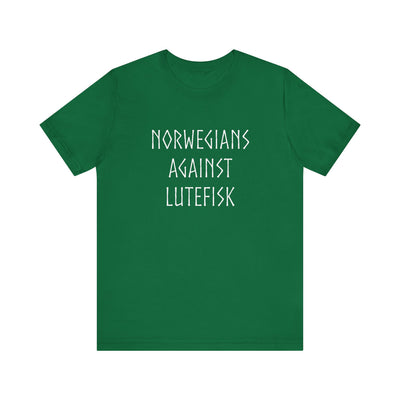 Norwegians Against Lutefisk T-Shirt - Scandinavian Design Studio