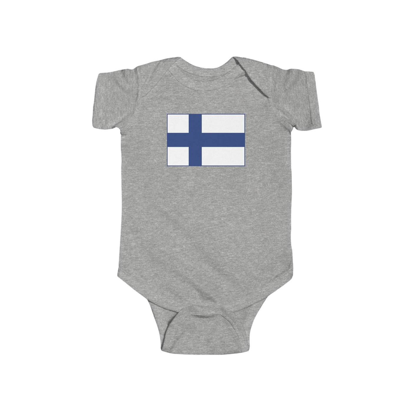 Finnish Flag Baby Bodysuit