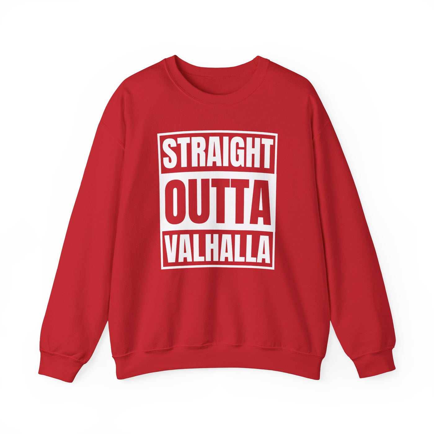 Straight Outta Valhalla Sweatshirt - Scandinavian Design Studio