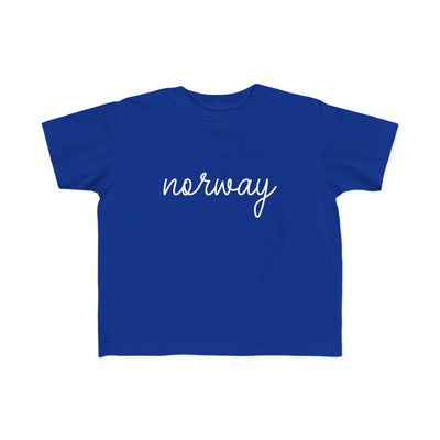 Norway Script Toddler Tee
