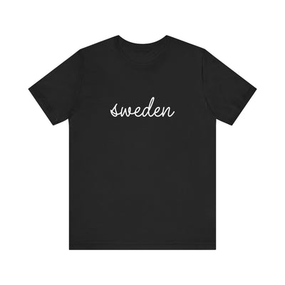 Sweden Script Unisex T-Shirt