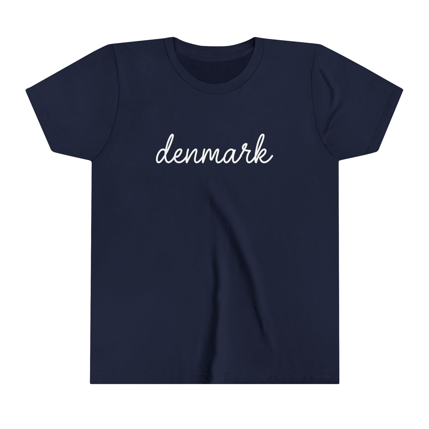 Denmark Script Kids T-Shirt