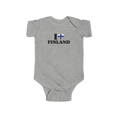 I Love Finland Baby Bodysuit