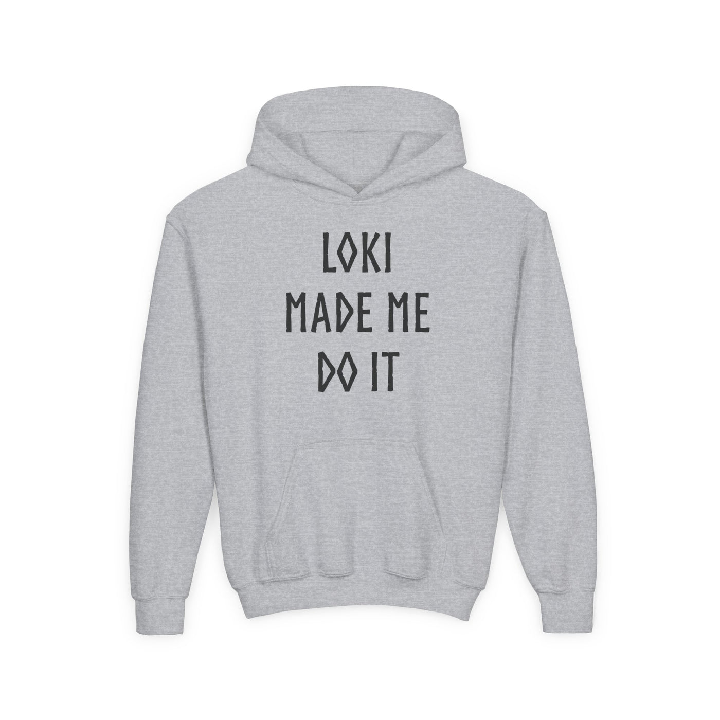 Loki Made Me Do It Kids Hoodie