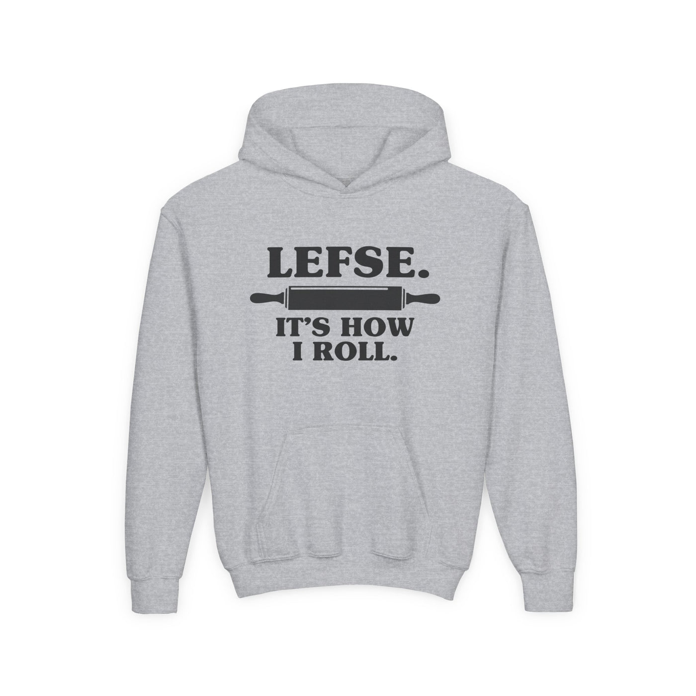 Lefse It's How I Roll Kids Hoodie
