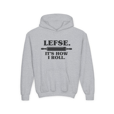 Lefse It's How I Roll Kids Hoodie