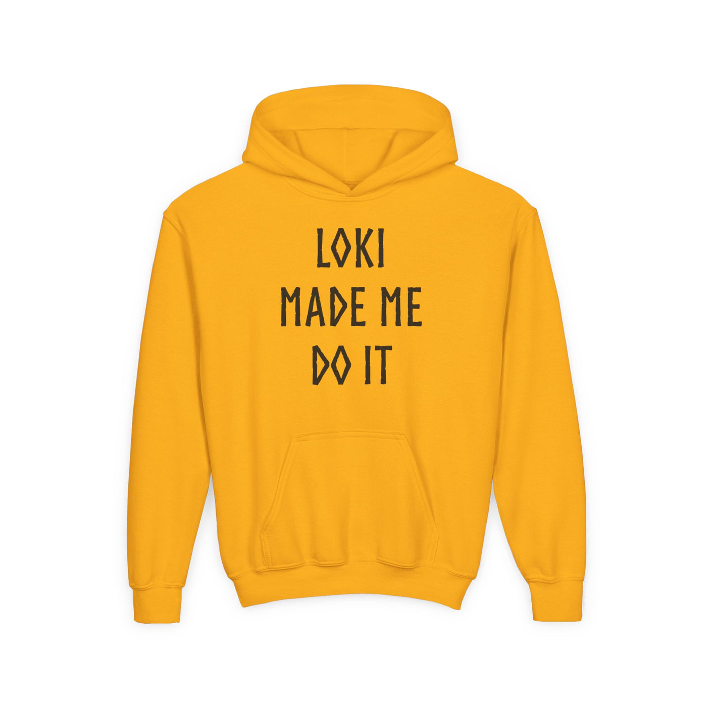 Loki Made Me Do It Kids Hoodie