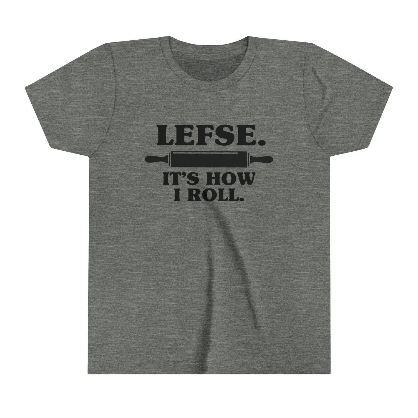 Lefse It's How I Roll Kids T-Shirt
