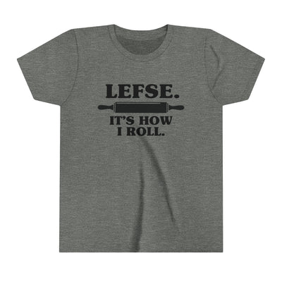 Lefse It's How I Roll Kids T-Shirt