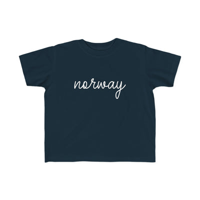 Norway Script Toddler Tee