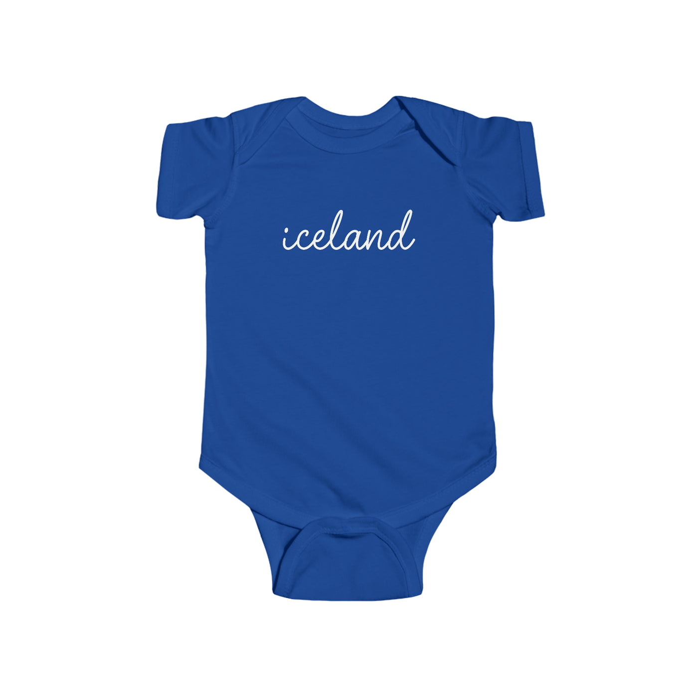 Iceland Script Baby Bodysuit