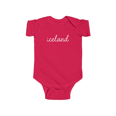 Iceland Script Baby Bodysuit