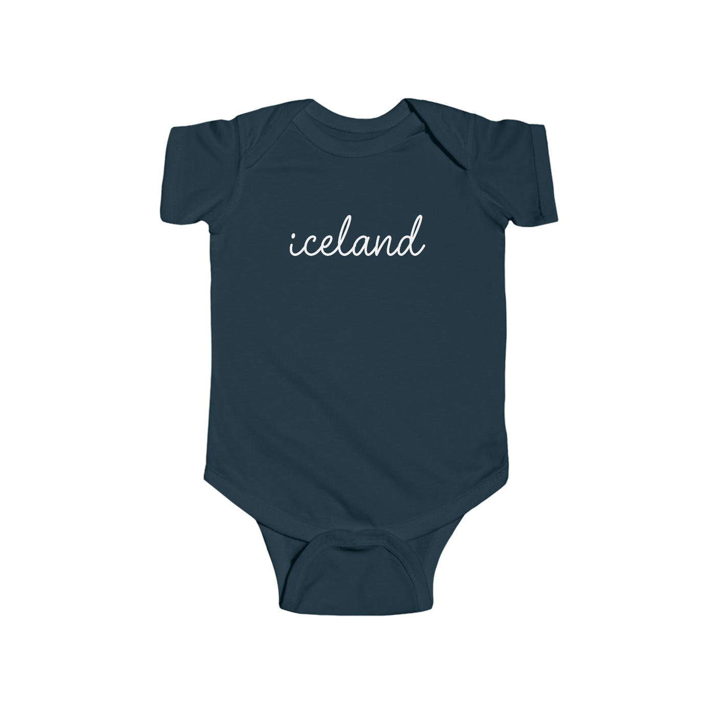 Iceland Script Baby Bodysuit