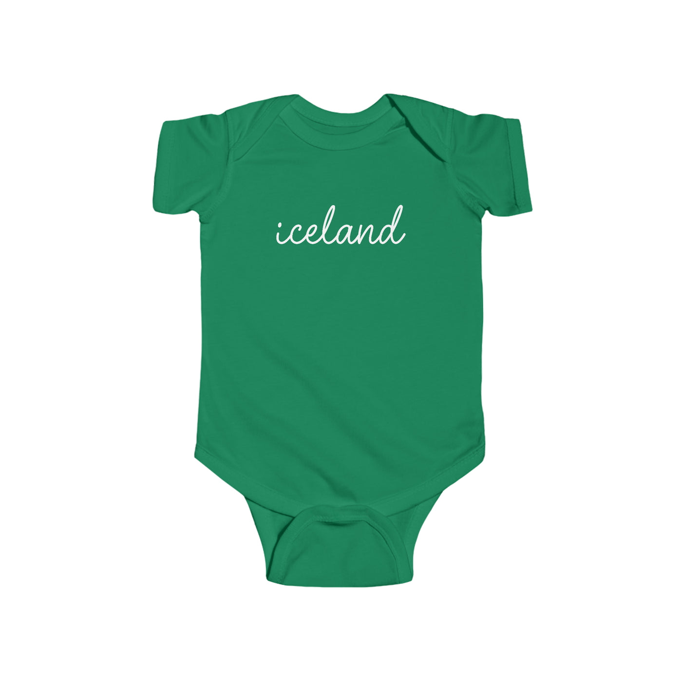 Iceland Script Baby Bodysuit