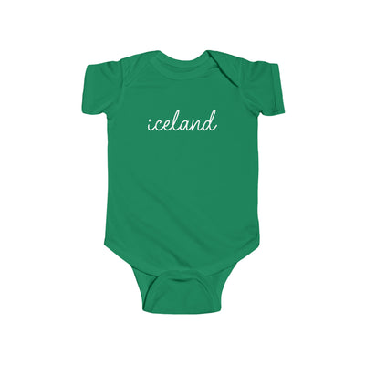 Iceland Script Baby Bodysuit