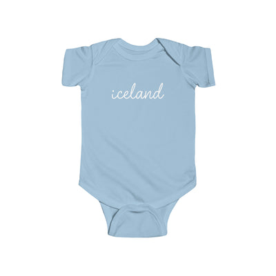 Iceland Script Baby Bodysuit