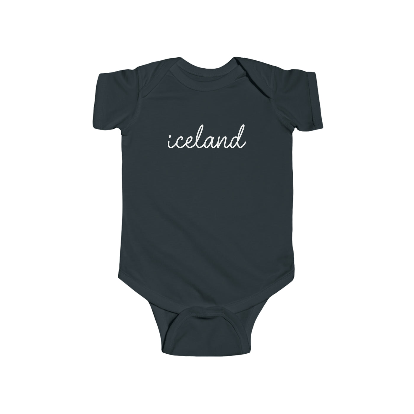Iceland Script Baby Bodysuit