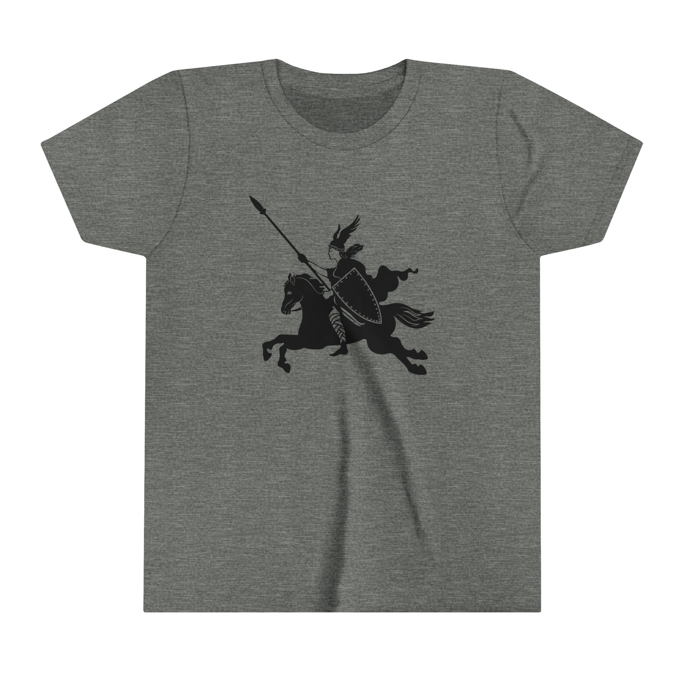 Valkyrie And Horse Kids T-Shirt